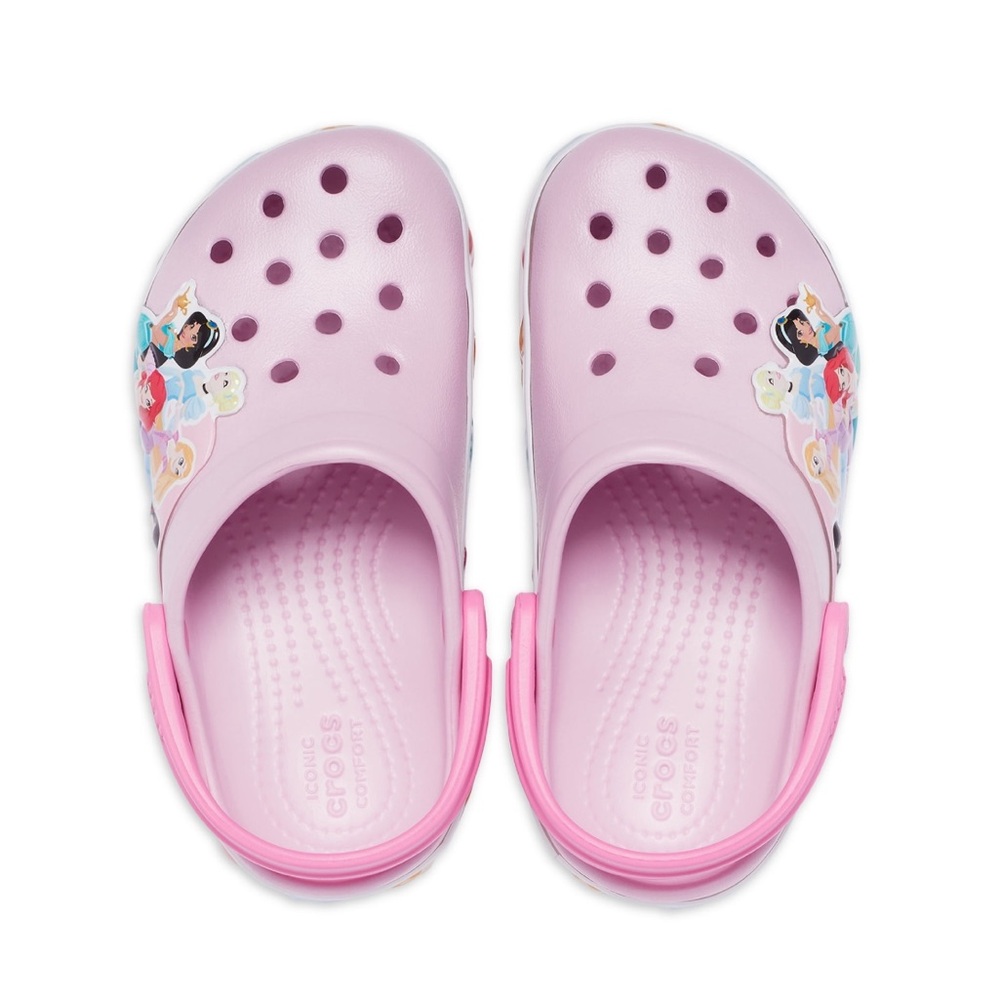 Crocs Fun Lab Disney Princess Light Up Size J2 - Picture 7 of 16